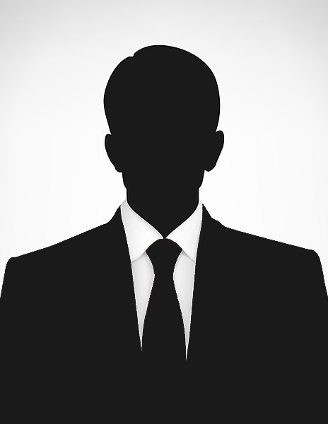 Placeholder Person with black tie